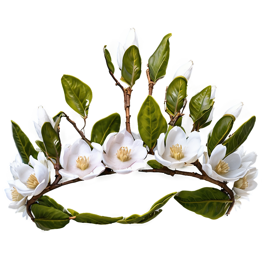 Majestic Magnolia Crown Png 06252024