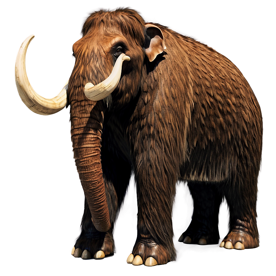 Majestic Mammoth Standing Png Fmw71