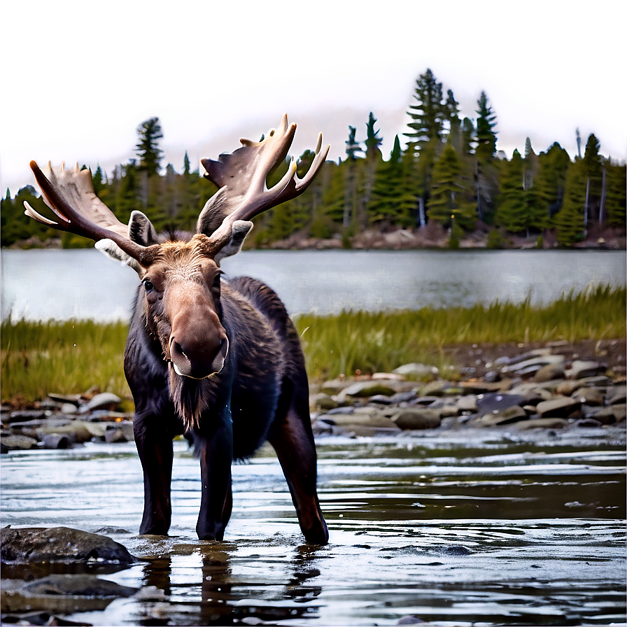 Majestic Moose In Maine Png 06202024