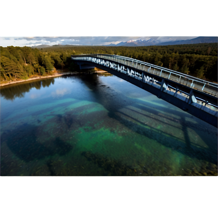 Majestic Mountain Bridge Png Mdy49