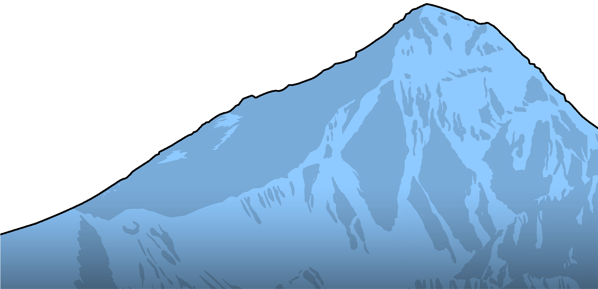 Majestic Mountain Peak Illustration