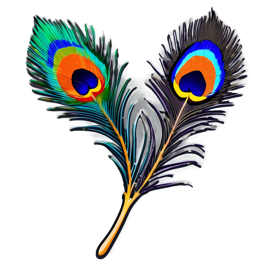 Majestic Peacock Feather Png Gdr90