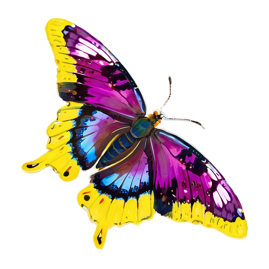 Majestic Purple Butterfly Png 05232024