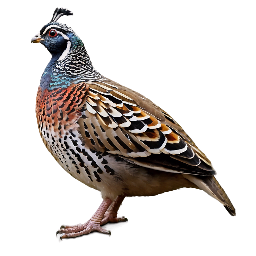 Majestic Quail Pose Png 06252024