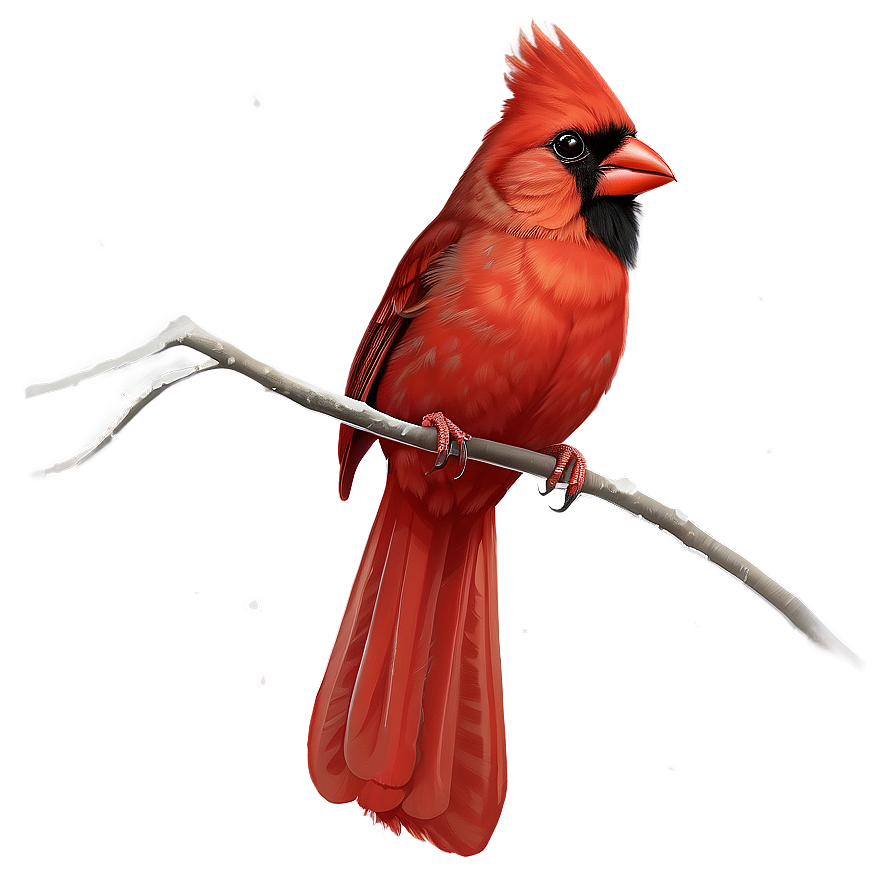 Majestic Red Cardinal Png Uvf