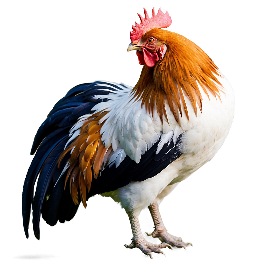 Majestic Rooster Pose Png Yyo