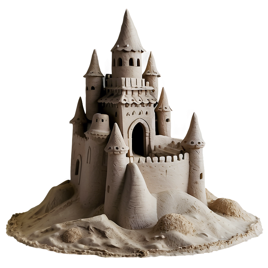 Majestic Sandcastle Png 06212024