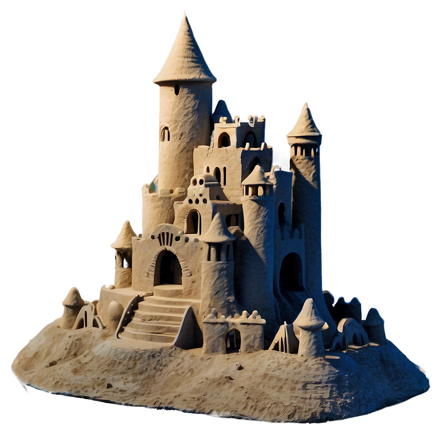 Majestic Sandcastle Png Daa