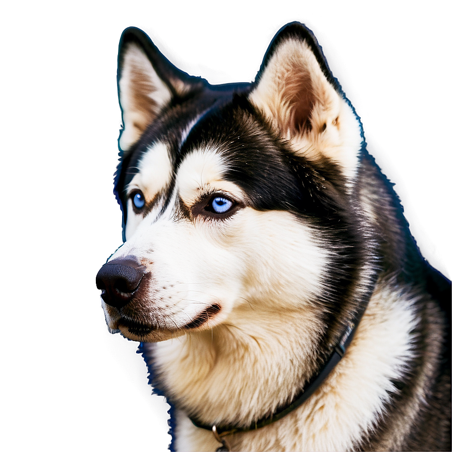 Majestic Siberian Husky Png Efj2