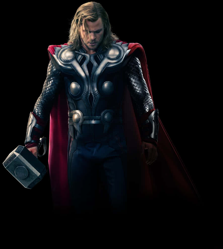 Majestic Thor With Mjolnir