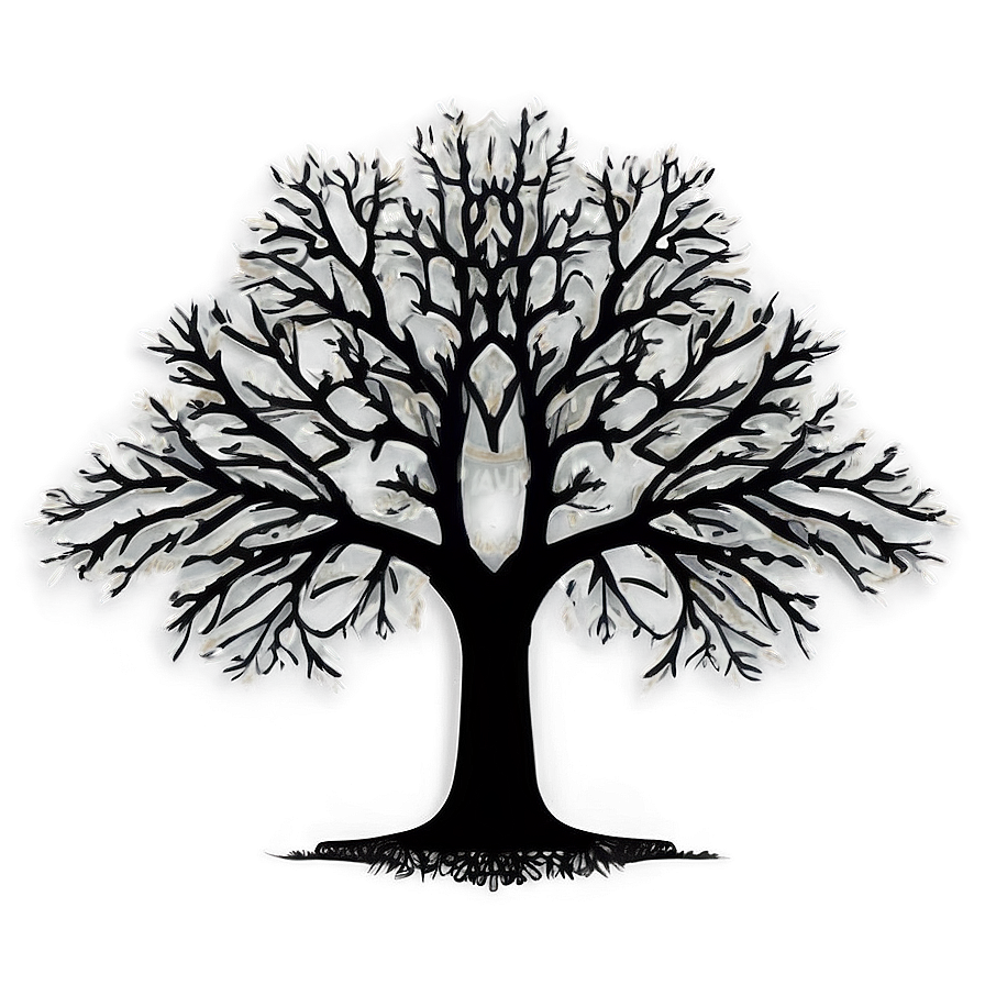 Majestic Tree Silhouette Png Gxs