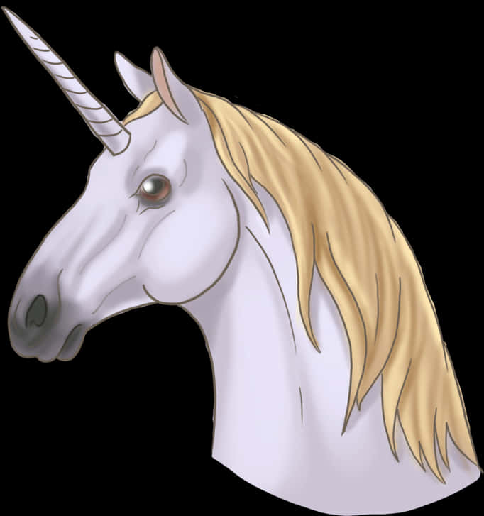 Majestic Unicorn Portrait