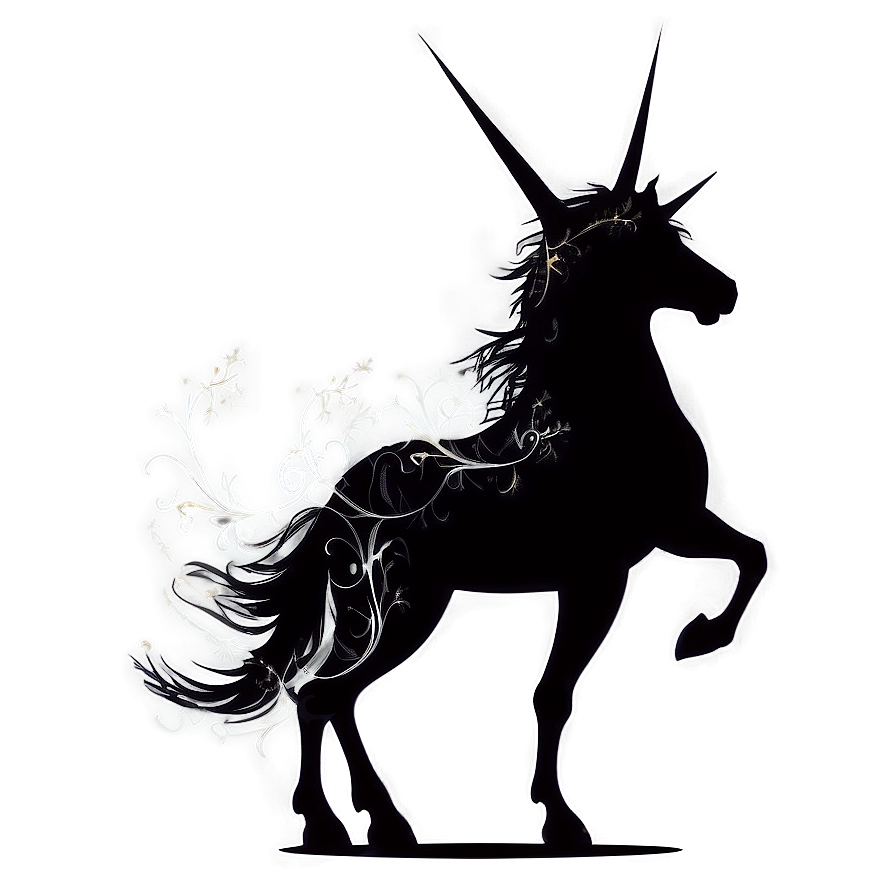 Majestic Unicorn Silhouette Png Prp