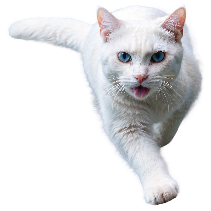 Majestic White Cat Png A