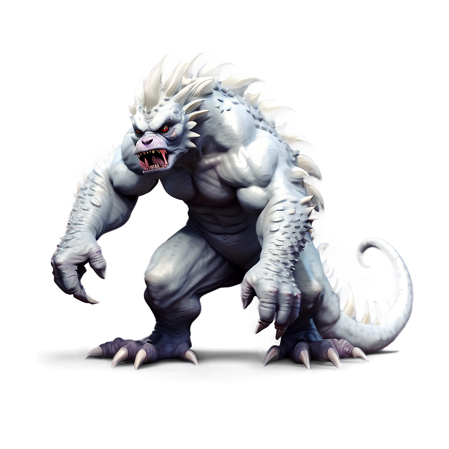 Majestic White Monster Png Ceb