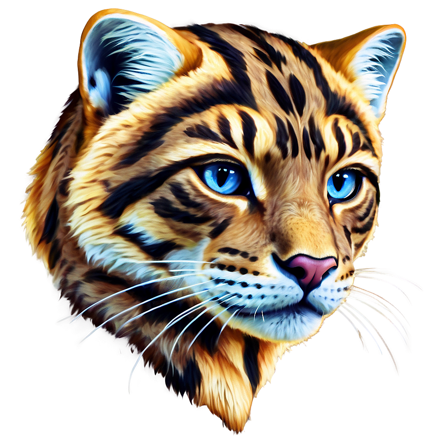 Majestic Wildcat Artwork Png 06132024