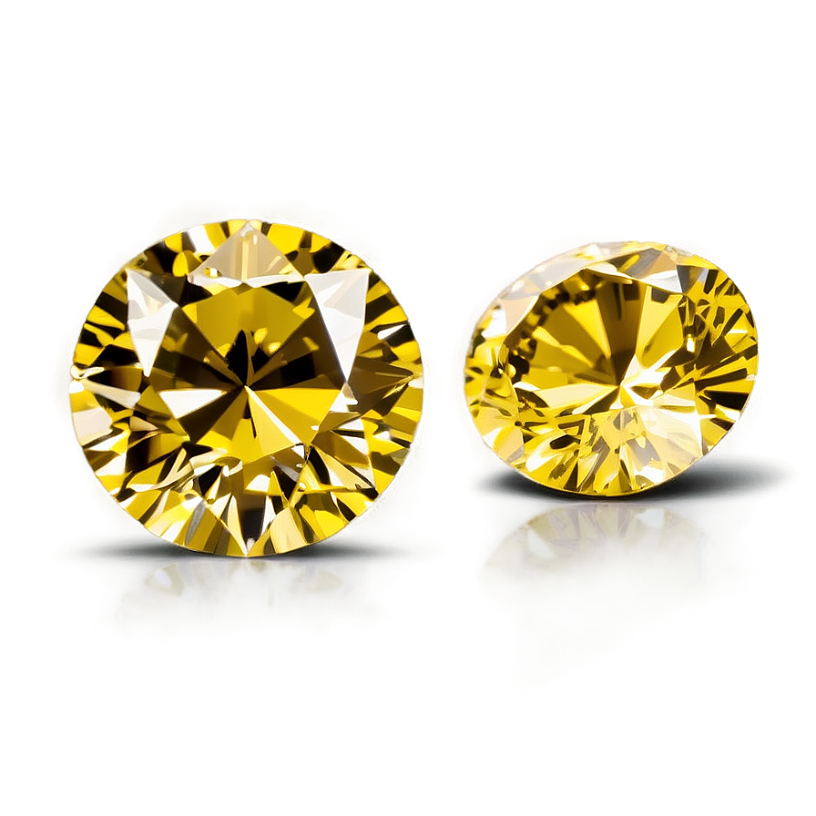 Majestic Yellow Diamonds Png Rmu78