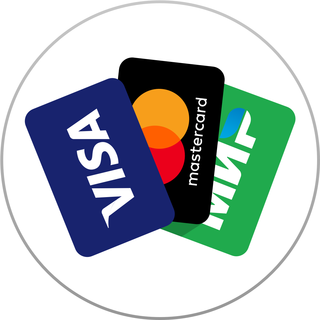 Major Payment Cards Illustration