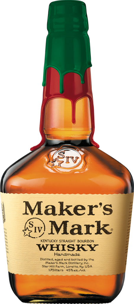 Makers Mark Bourbon Whiskey Bottle