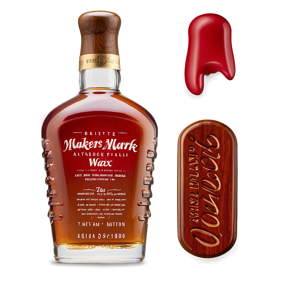 Makers Mark Wax Top Bottle Png 06282024