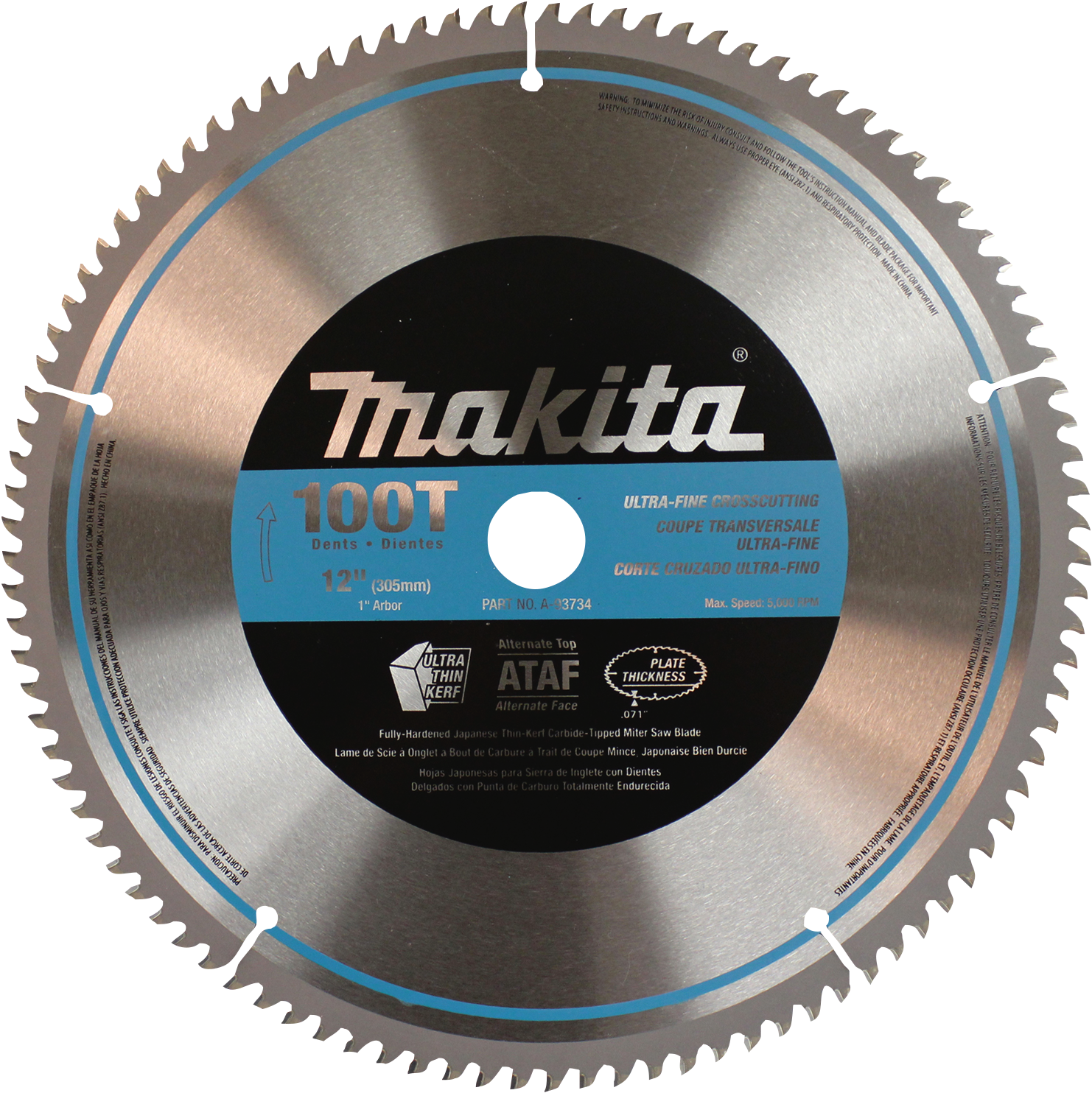 Makita Ultra Fine Crosscutting Saw Blade