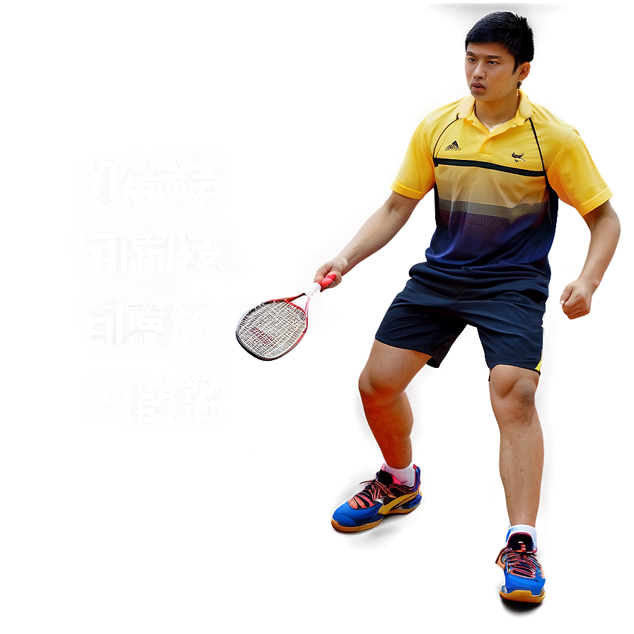 Male Badminton Player Png Fit