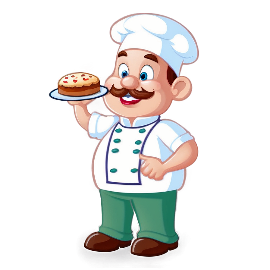 Male Baker Cartoon Png 06292024