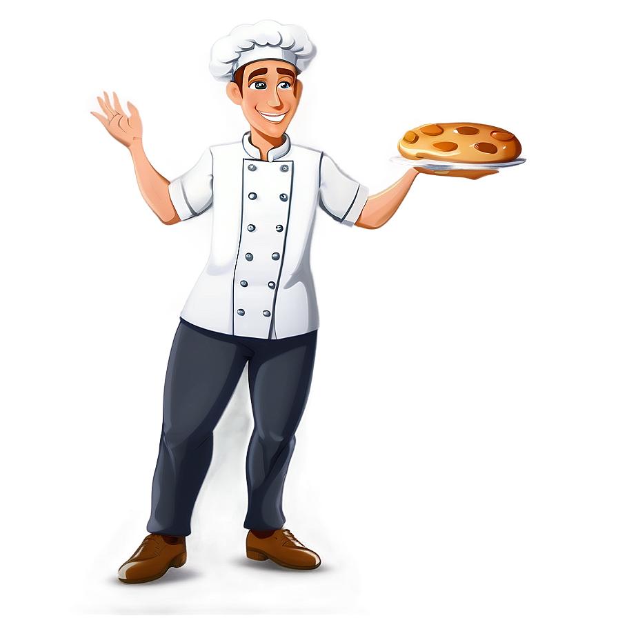 Male Baker Cartoon Png 06292024