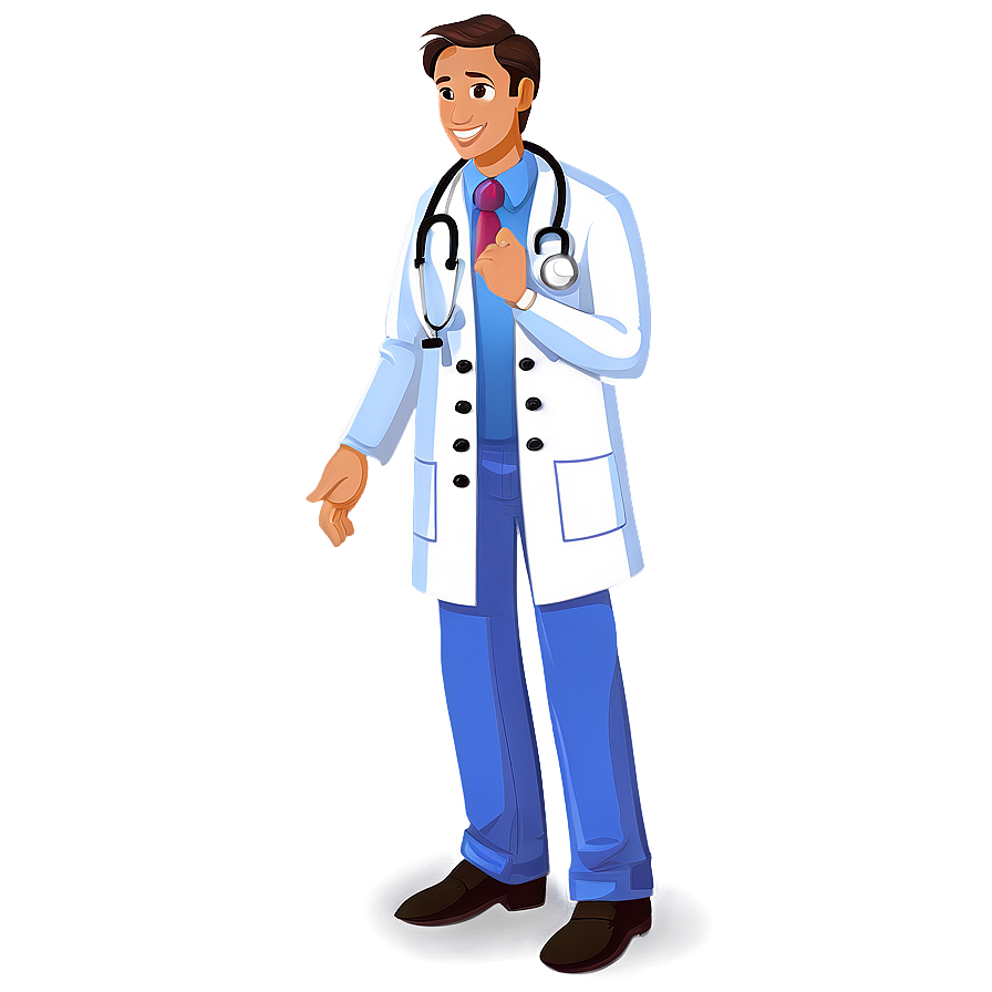 Male Cartoon Doctor Png Epj53