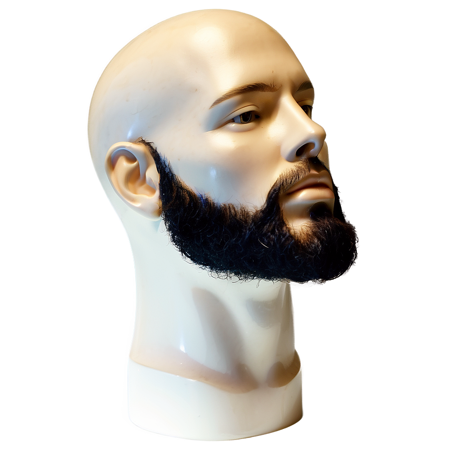 Male Mannequin Head With Beard Png Nbv57