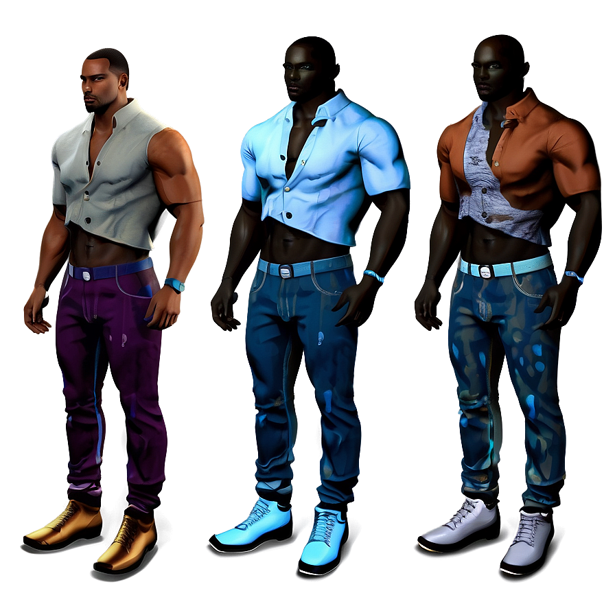 Male Model Outfit Png 06112024