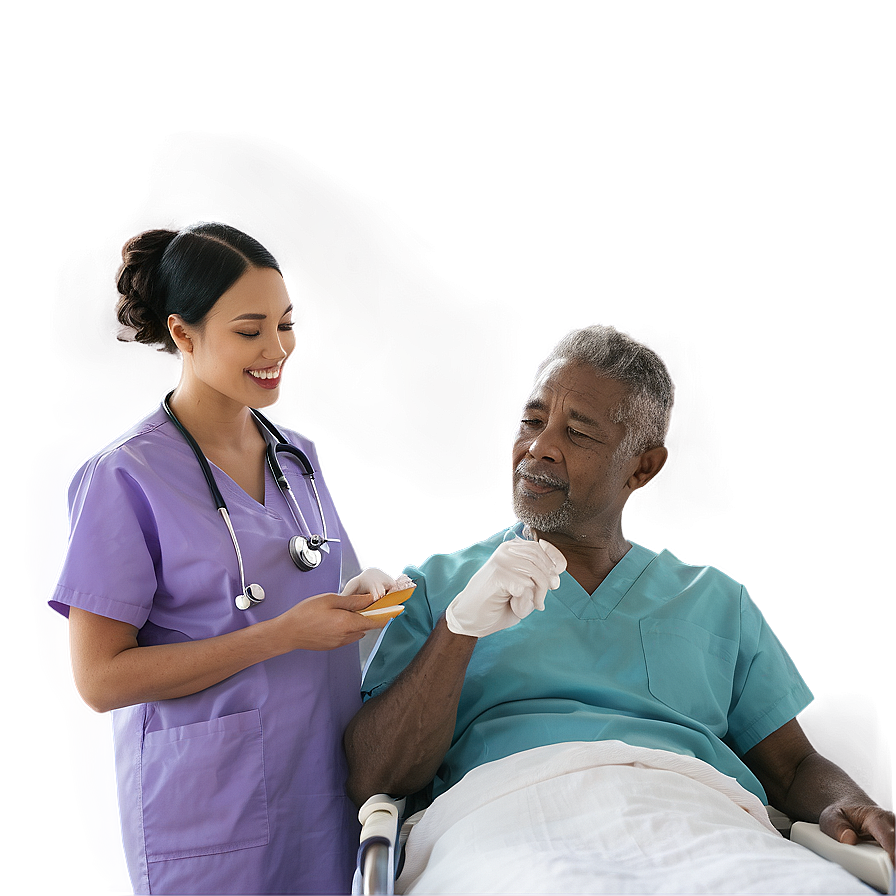 Male Nurse Giving Care Png 44