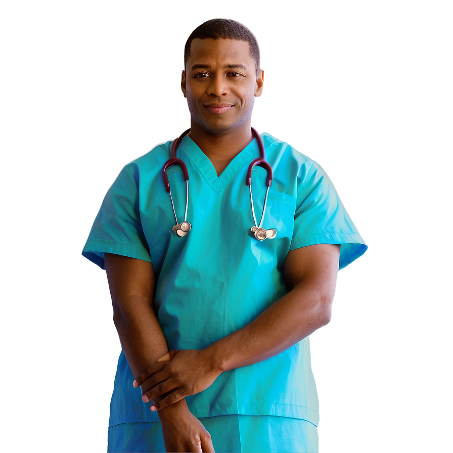 Male Nurse In Action Png 64