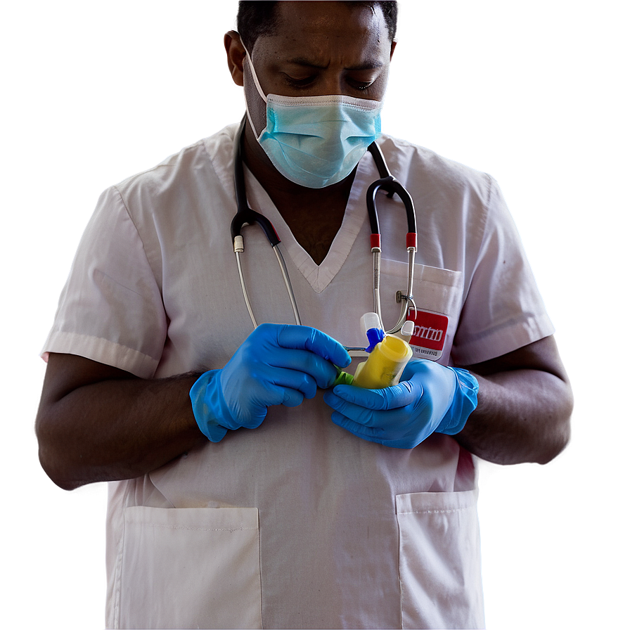 Male Nurse In Critical Care Png 06292024