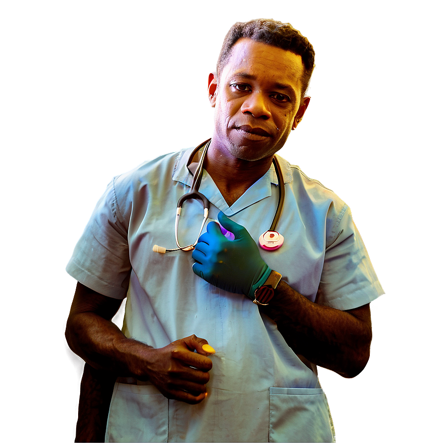 Male Nurse In Critical Care Png 13