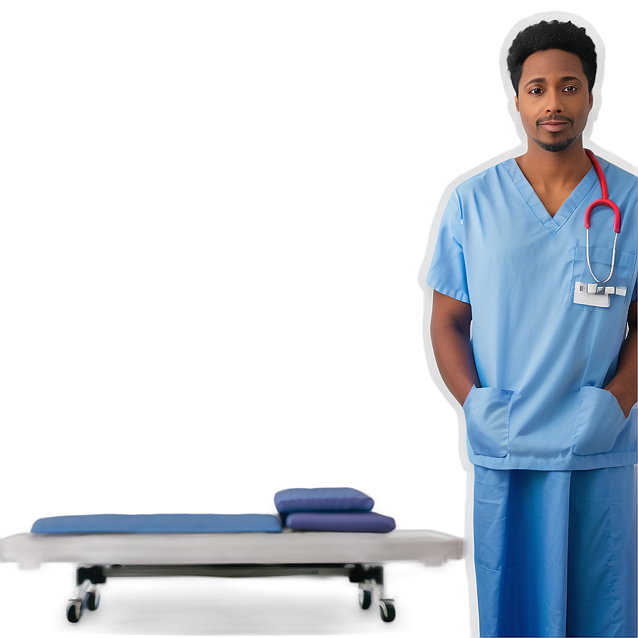 Male Nurse In Emergency Room Png Kll