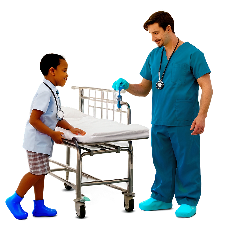 Male Nurse In Pediatrics Png Owr71