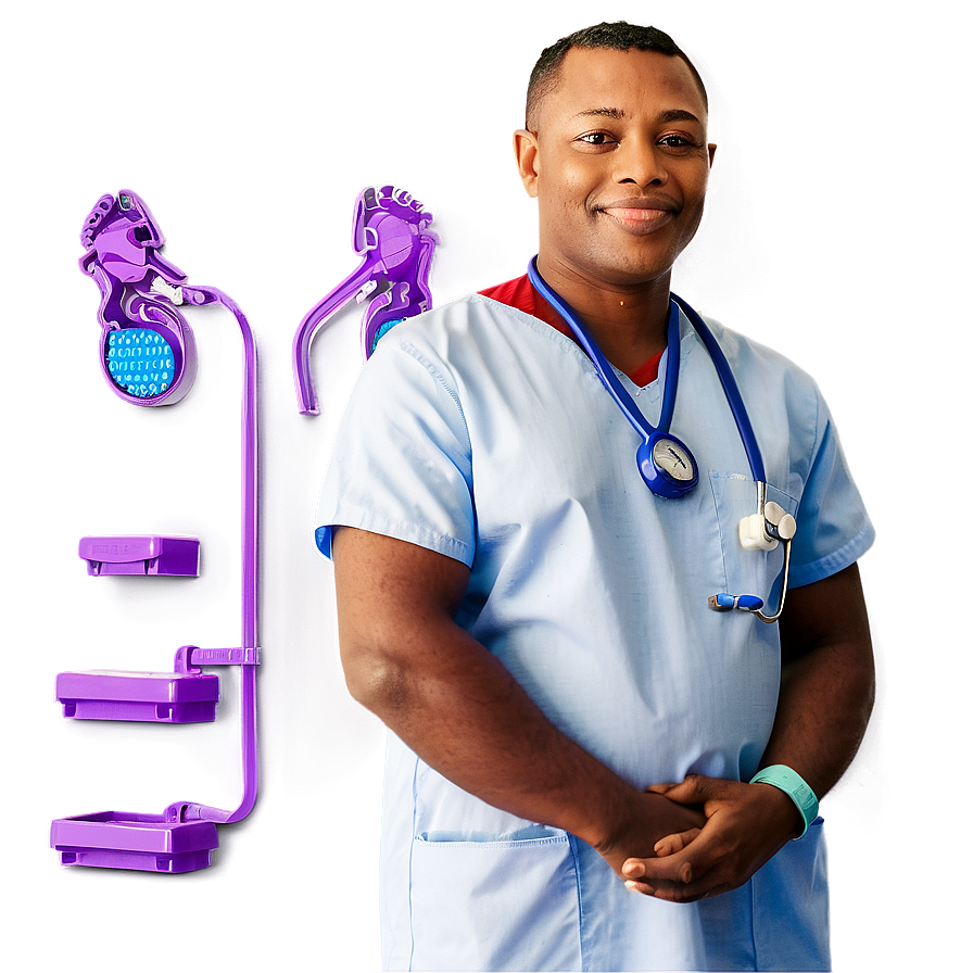 Male Nurse In Pediatrics Png Yfs