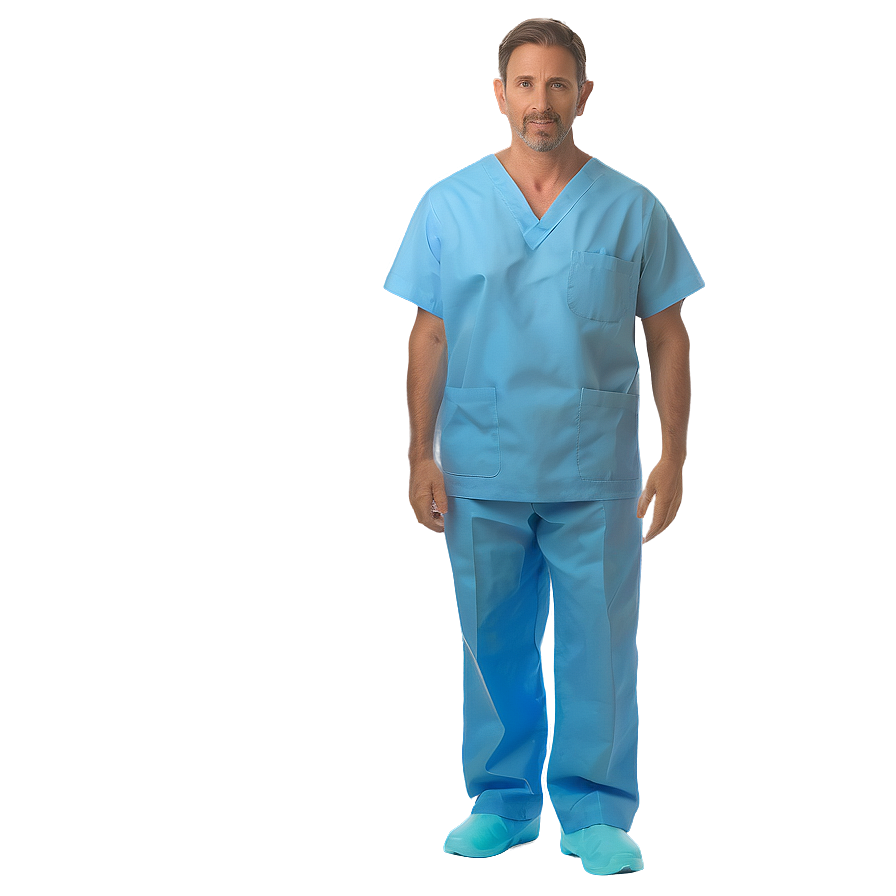 Male Nurse In Scrubs Png Mwr63