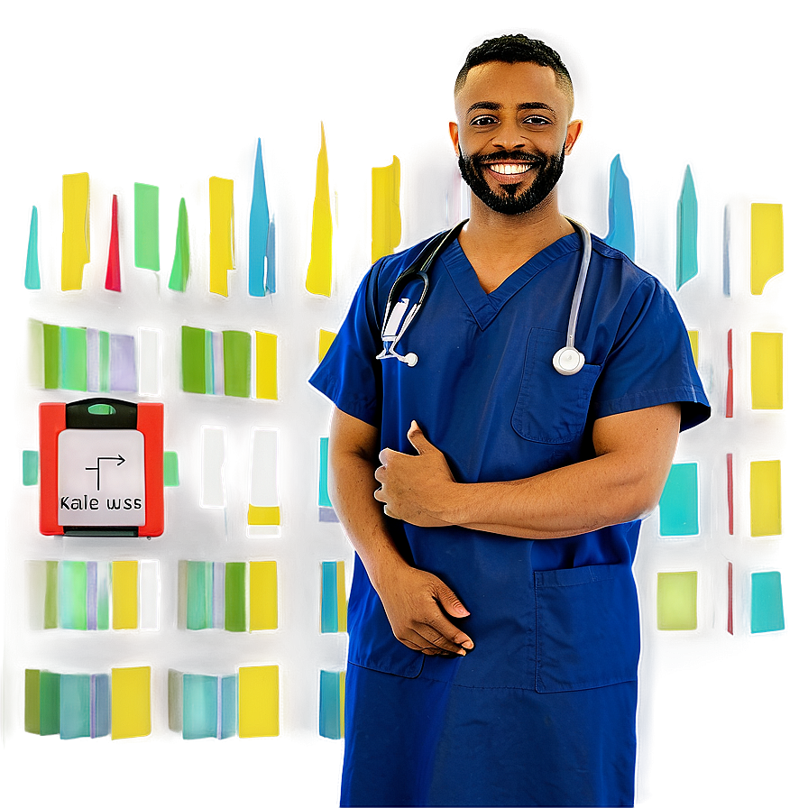 Male Nurse In Uniform Png Iqv