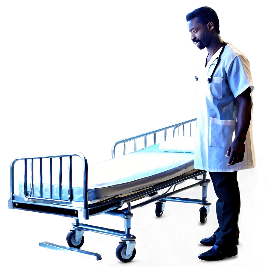 Male Nurse With Medical Equipment Png 06292024