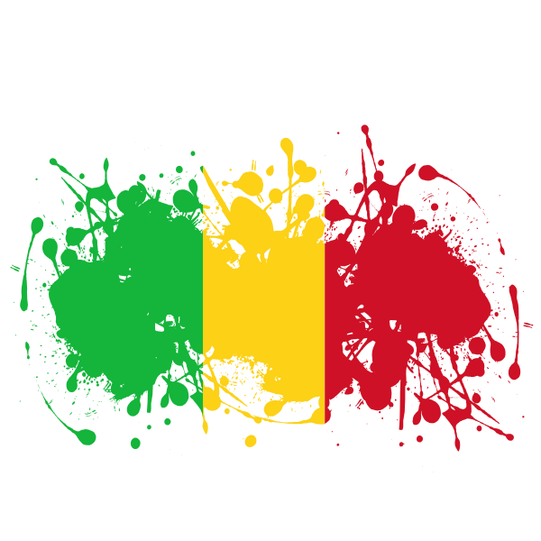 Mali_ Flag_ Paint_ Splatter