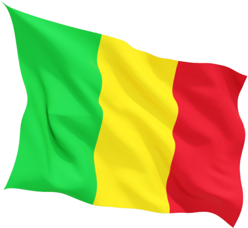 Mali National Flag Waving