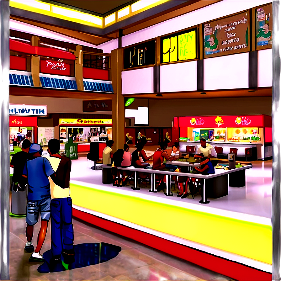 Mall Food Court Png Pkj