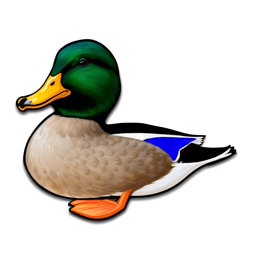 Mallard Duck Resting Png Ggn