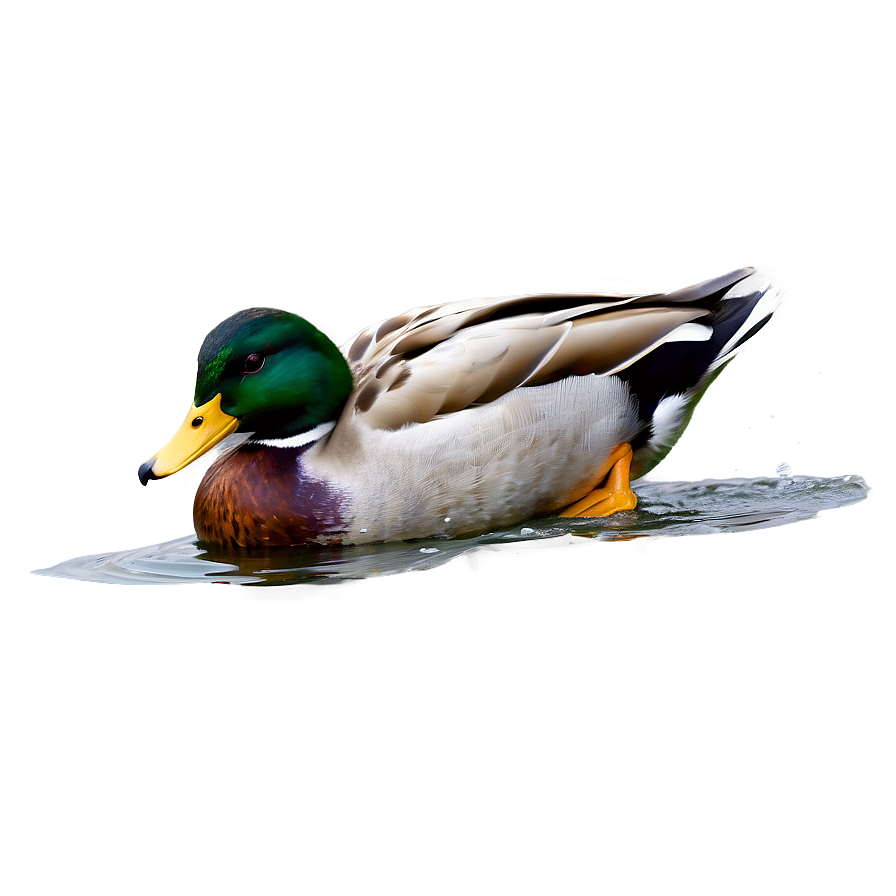 Mallard Duck Swimming Png 06262024