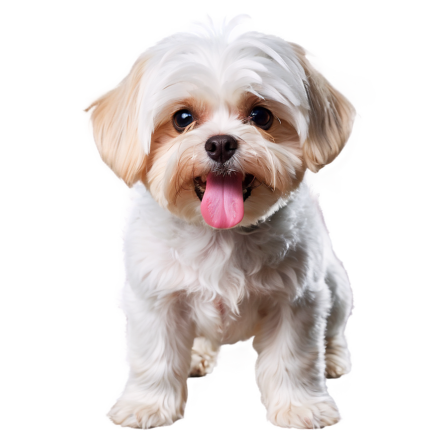 Maltese With Cute Expression Png Mbs32