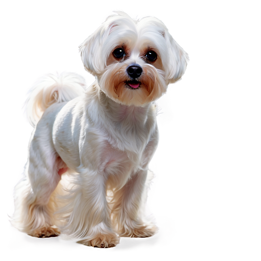 Maltese With Shiny Coat Png Iio95