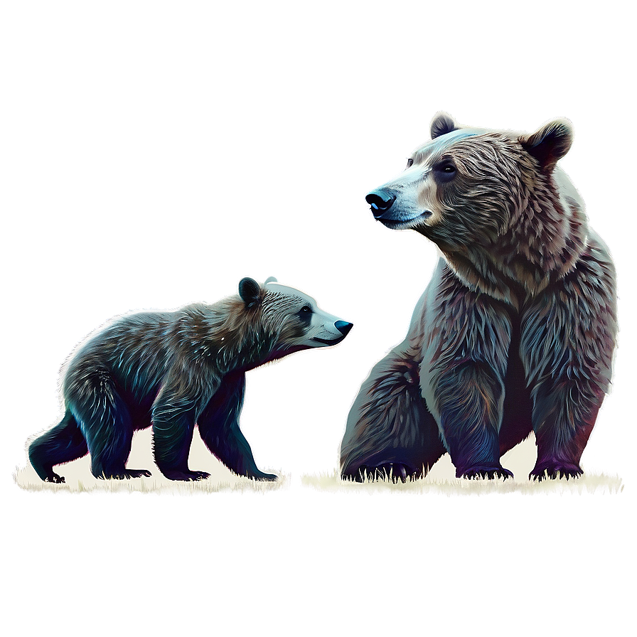 Mama Bear And Moonlight Png Vgf2