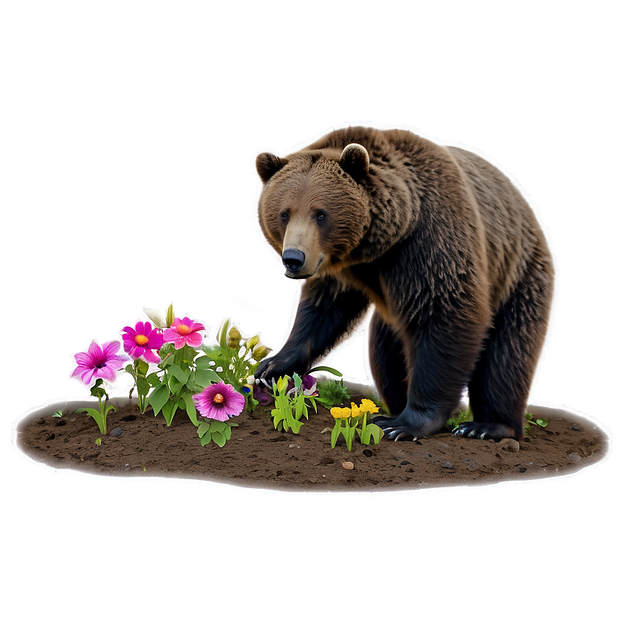 Mama Bear Gardening Activity Png 77